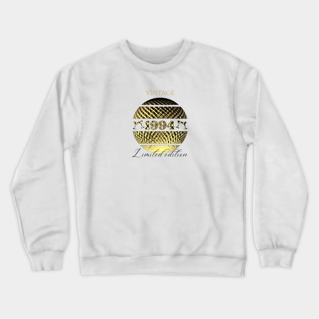 Vintage 1994 limited edition in gold Crewneck Sweatshirt by Bailamor